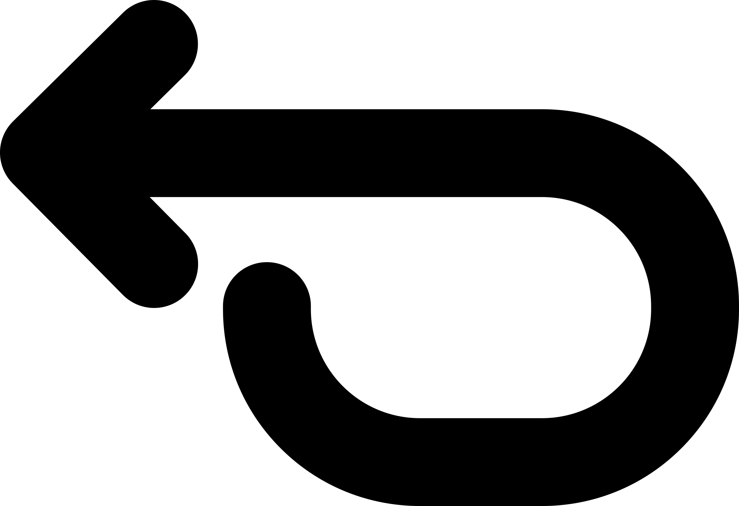 Curved Arrow Pointing To Left Stencil Svg Vector Free Vectors